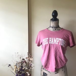Brandy Melville red Hamptons t-shirt